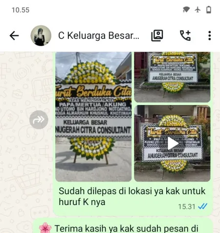 Pengiriman Papan Bunga Duka Setu Bekasi