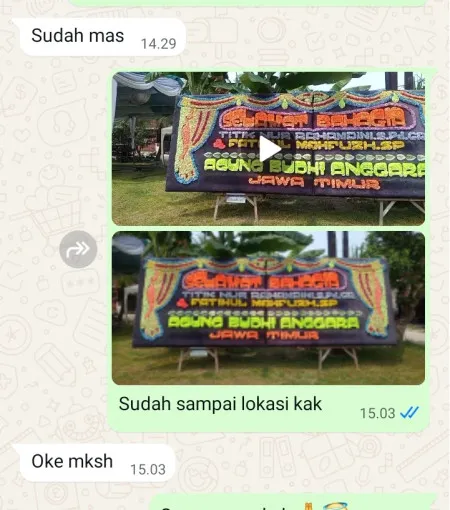 Pengiriman Papan Bunga Setu Bekasi
