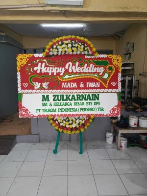 Papan Bunga di Setu Bekasi