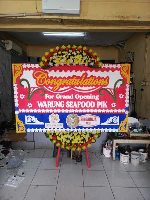 Papan Bunga di Setu Bekasi