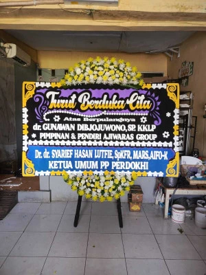 Papan Bunga di Setu Bekasi